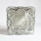 Glass flower relief wall lamp by Erco, Germany 1970