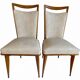 Pair of vintage chairs from the 50s/60s in mid-century Scandinavian style.
