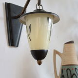 Small vintage lantern wall lamp 60s