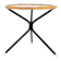 Mid-century bamboo, metal, and glass side table - Netherlands 1960s