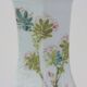 Antique hexagonal baluster vase in glazed porcelain, China, 1910-1920