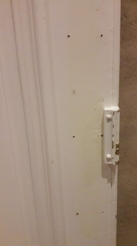 Communication door 69x243cm double-sided molded panel