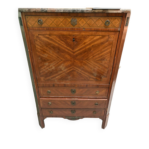 Secrétaire ancien marqueterie - dessus