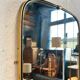 Vintage Mirror with Brass Gold Frame