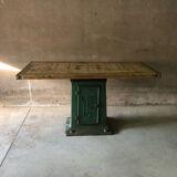 Industrial dining table