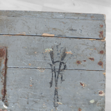 Old wooden tool box