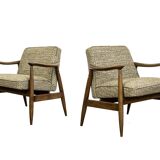 Vintage Armchairs by Juliusz Kędziorek, Poland, 1960s, Set of 2