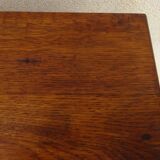 Oak bedside tables, vintage pair