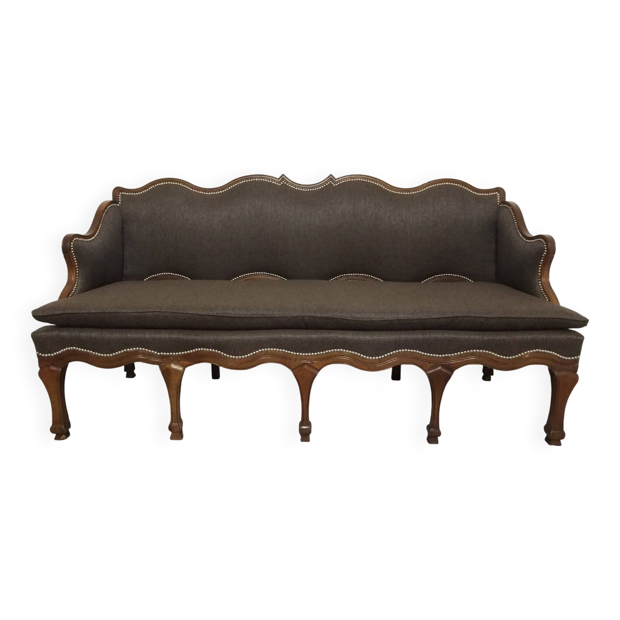 Regency period oak sofa from the early 18th century