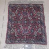 Small rug Pure wool handmade 60x70cm