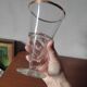 Vase conique en verre La Rochère