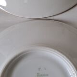 Porcelain flowering saucer cups