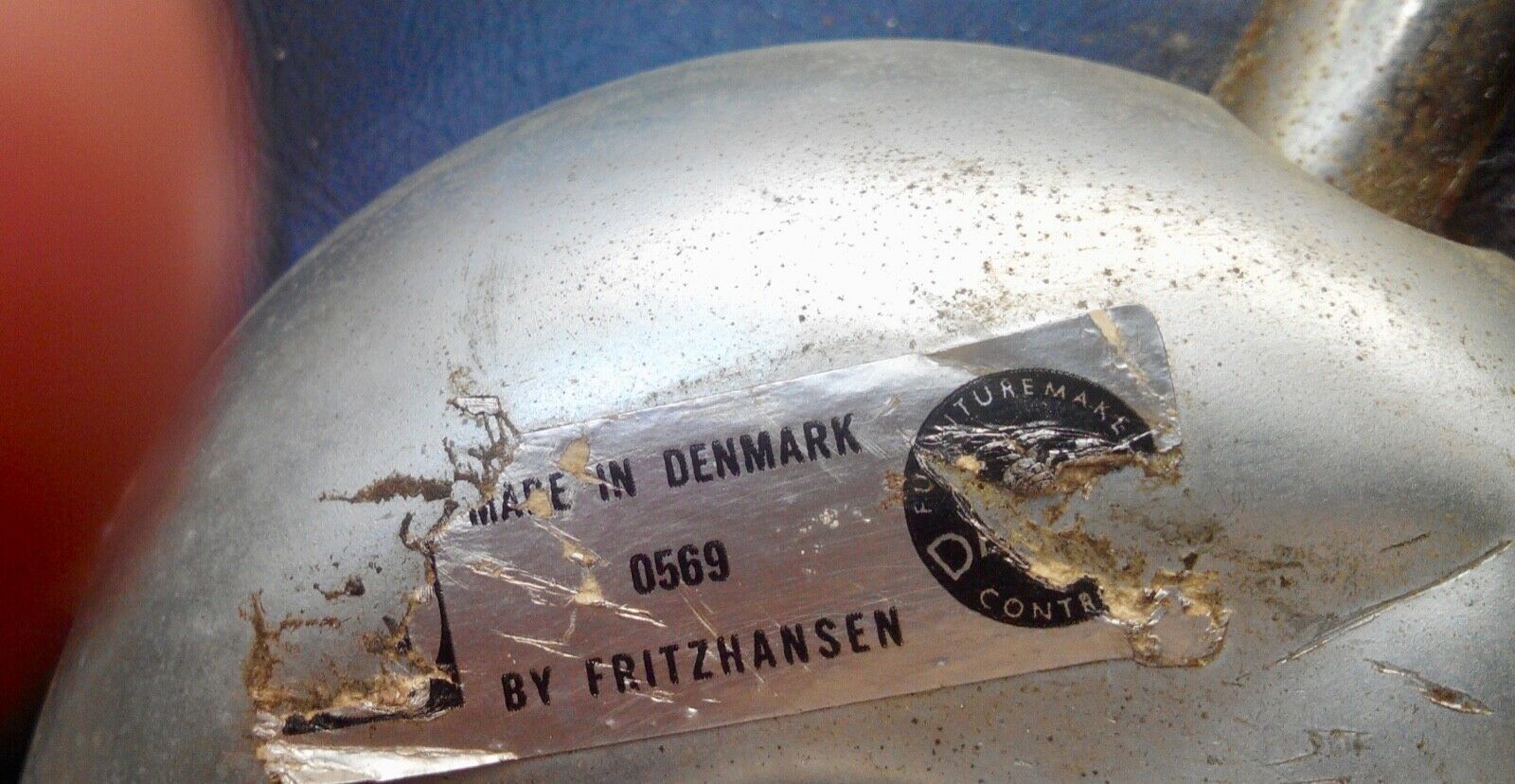 Arne Jacobsen for Fritz Hansen Chair secretary "0569" or "Hammer" original edition -vintage