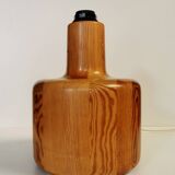 Grand Pied de Lampe Bois tourné Vintage