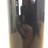 Scandinavian modernist black ceramic vase