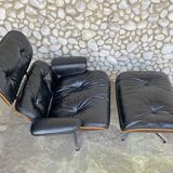 Herman Miller Lounge chair & ottoman palissandre Charles & Ray Eames 1960s