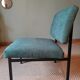 Green 1960s armchairs