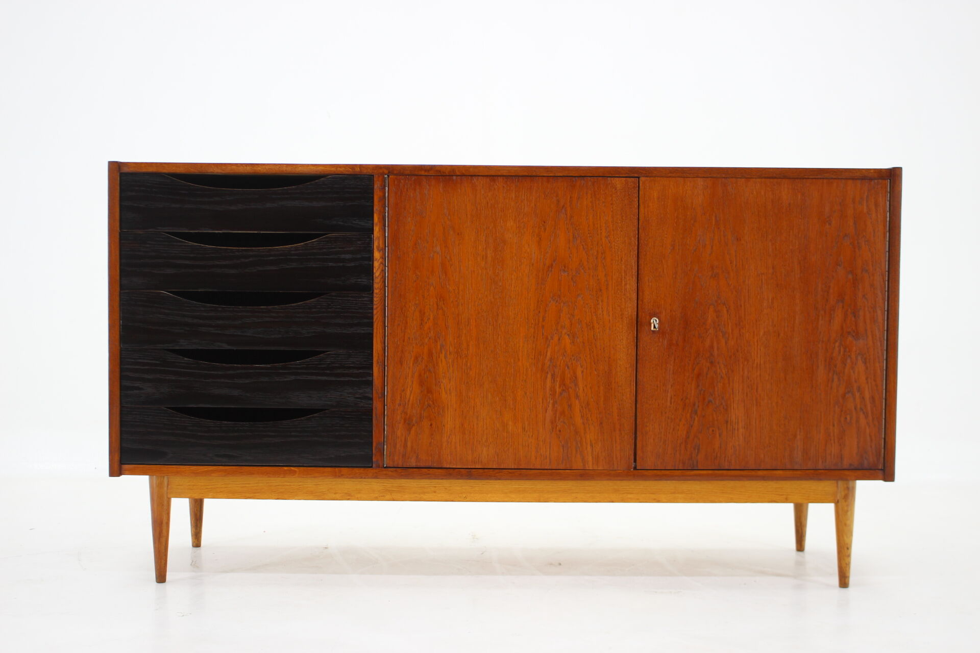 1960s oak sideboard ,Czechoslovakia