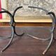 Wrought iron coffee table legs