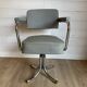 Vintage office chair – Mid-Century style Chrome and Faux leather