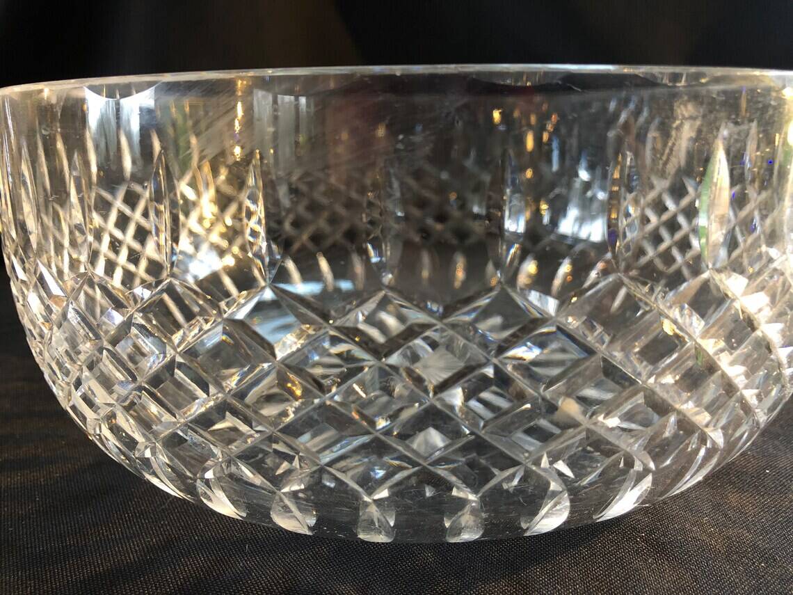 St Louis cut crystal bowl