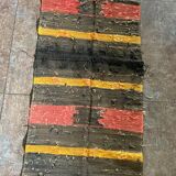 Long Moroccan Berber rug in sabra (vegetable silk) that can be divided