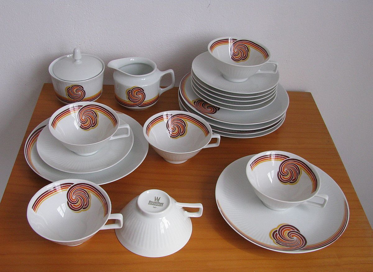 Coffee service from Bareuther Waldsassen Bavaria, 1970s