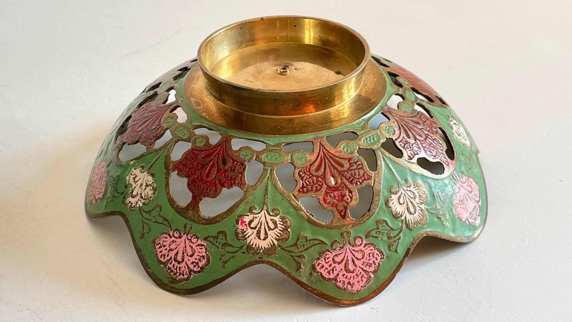 Vintage solid brass pocket tray