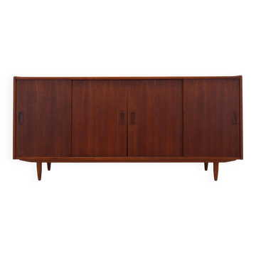 Buffet en teck, design danois, années 1970, production : Danemark