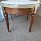 Coffee table hot water bottle old marble top Louis xvi style