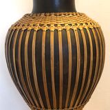 Large wooden vase