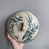 Vintage soup bowl in opaque porcelain from Gien - Glaieul model