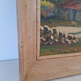 Oil on canvas landscape