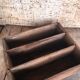 Casier 3 compartiments en bois ancien
