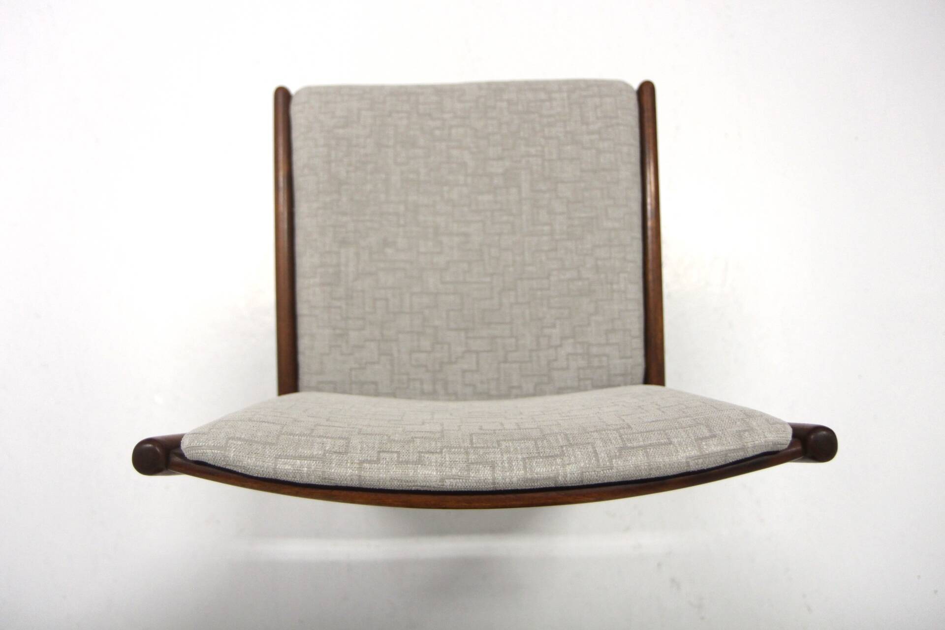 Set of 6 Scandinavian oak chairs, Karl Erik Ekselius, JOC, Sweden, 1