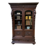 Imposing antique Neo-Renaissance bookcase