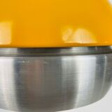 Lampe pendentif en métal danois, années 1970