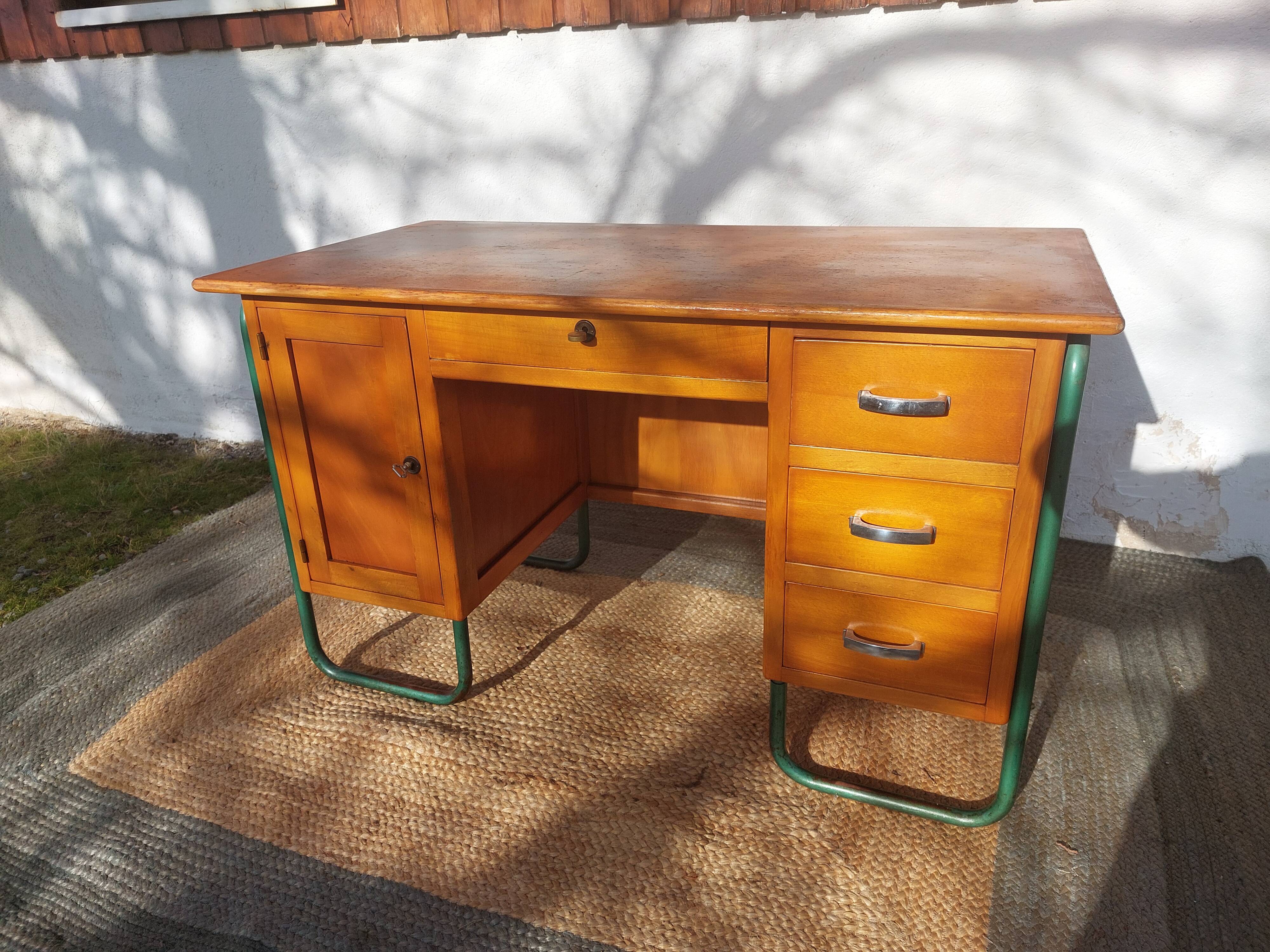 Vintage schoolmaster's desk