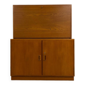 Danish Teak Secretary & Cabinet by Borge Mogensen 60s