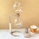 Hellem France vacuum coffee maker 8 cups vintage Pyrex glass 70s