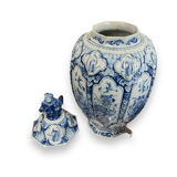 Delft earthenware vase XIXth