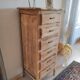 Oak chest of drawers