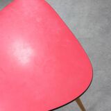 Mid Century Italian Oval Red Table
