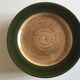 Set de 8 assiettes plates en grès 1970 St Clément bois de rondin de ferme