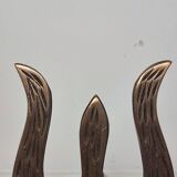 Pair of zoomorphic andirons