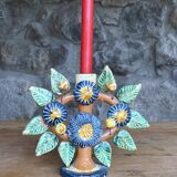 Aurelio FLORES, tree of life shaped candlestick