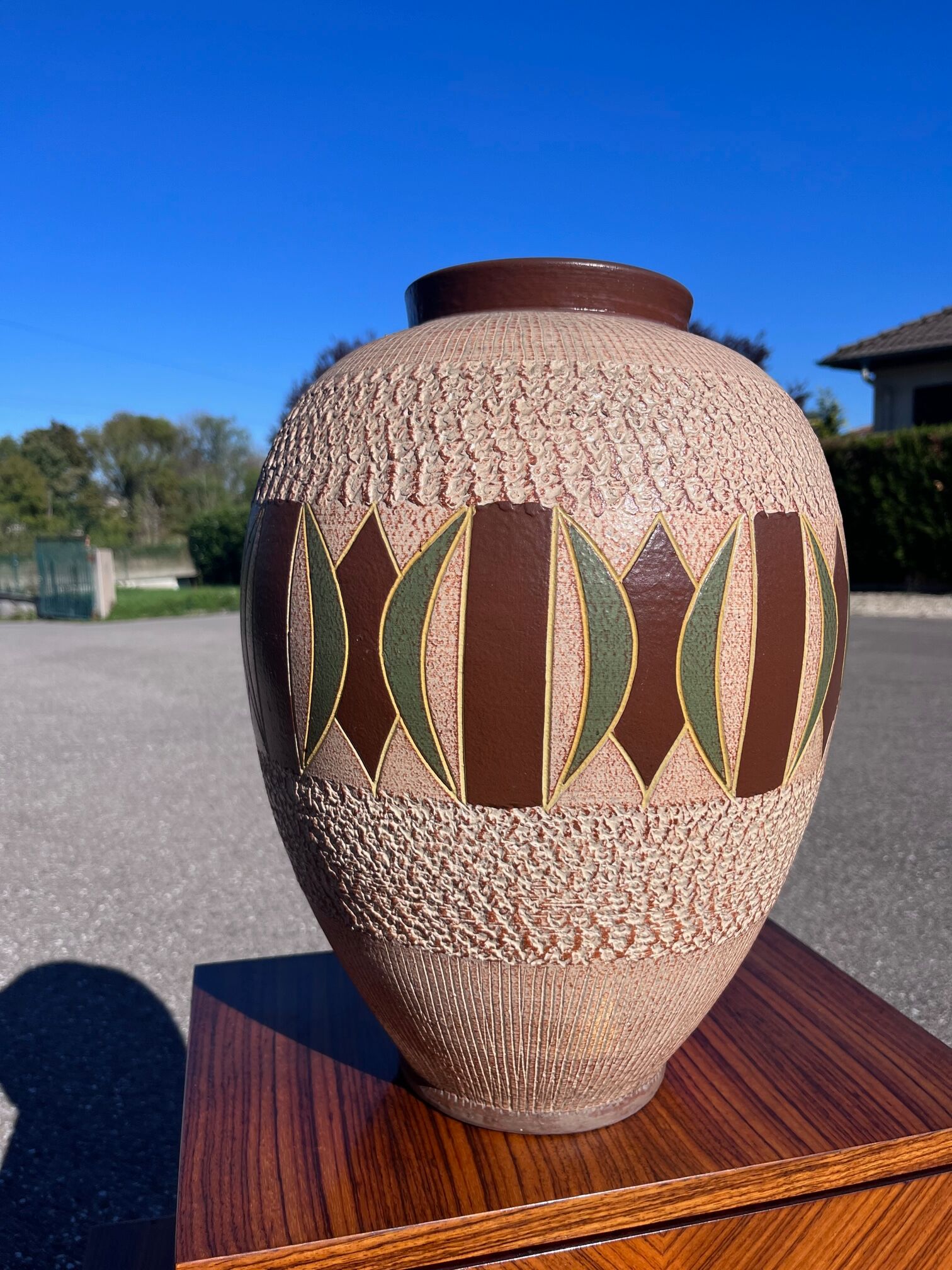 large ceramic vase 1950