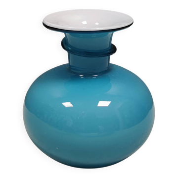 Un très beau et rare vase 'Napoli' de Michael Bang pour Holmegaard 1967.
