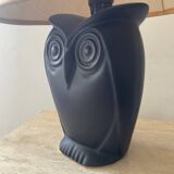 Vintage ceramic owl lamp