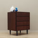 Mahogany chest of drawers, Danish design, 1970s, manufacture: Omann Jun